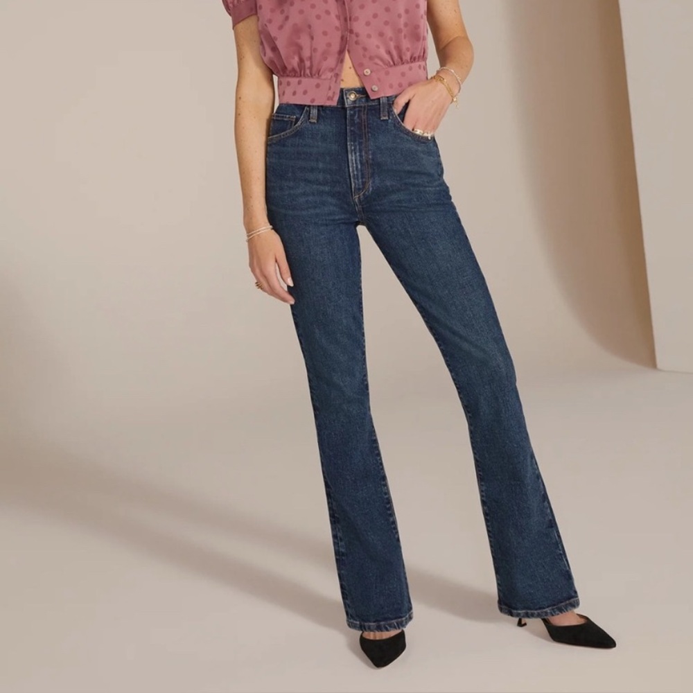 Favorite Daughter The Valentina Shortie Petite Super‎ High Rise Bootcut Jeans 29